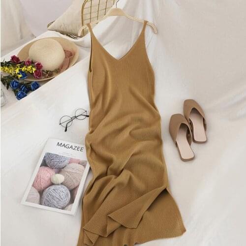 ALYBVGVHV Summer Knitted Dresses