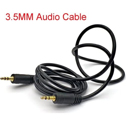 3.5 MM Male Jack to AV 2 RCA Male Stereo Music Audio Cable Cord AUX for Mp3 Pod Phone TV Sound Speakers 1.5M