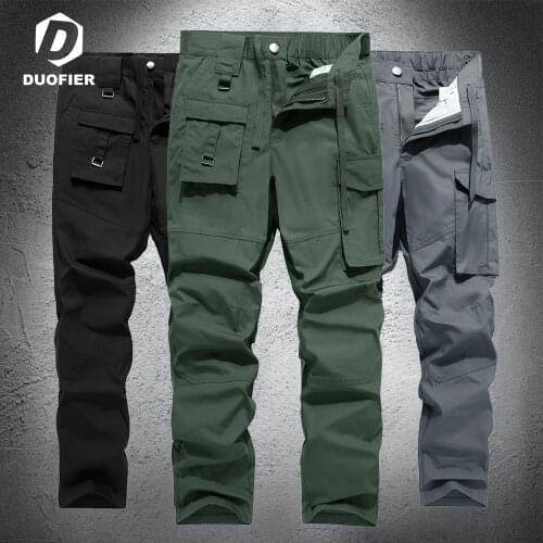 City Tactical Cargo Pants Men Combat Training Overalls Military Pant Many Pockets Stretch Wear-resistant New Man Casual Trousers