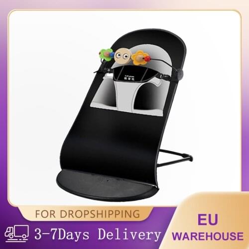 Baby Rocking Chair Newborn Child Cradle Bed Baby Sleep Bed Baby Music Chair Comfort Chair Artifact Baby Recliner Baby Bouncer
