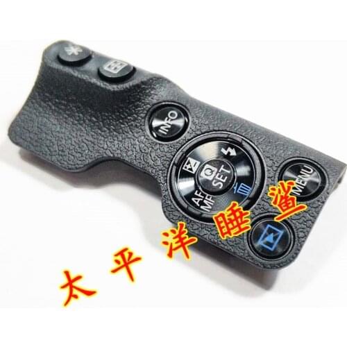 For Canon EOS M50 Kiss M SLR Rear Cover Back Case Set Menu Button Key Keyboard Thumb Rubber Black NEW Original