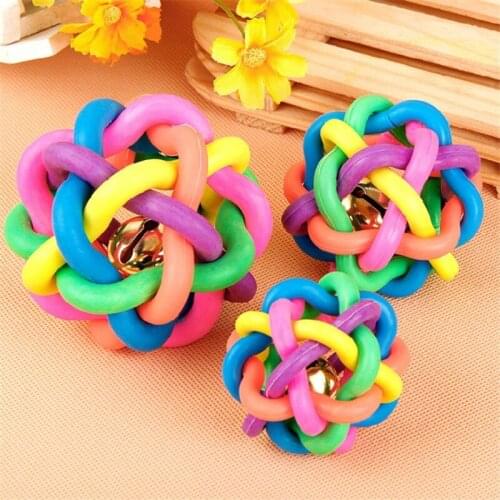 Pet toy dog cat toy ball training funny dog toy bell ball playable bite resistant toy sound