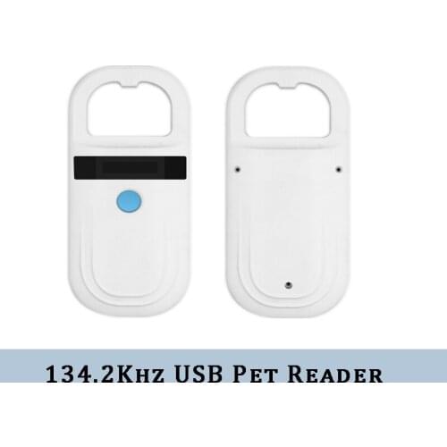 Handheld nimal ID Reader USB Pet Reader RFID Animal FDX-B Chip Scanner ISO11784/5 Badge ID 134.2Khz Tag Transponder