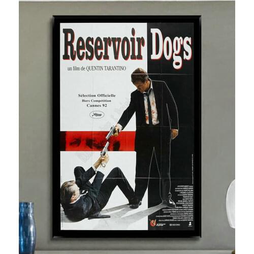 W329 Reservoir Dogs Classic Movie Trend Beautiful Fashion Silk Fabric Wall Poster Art Decor Sticker Bright