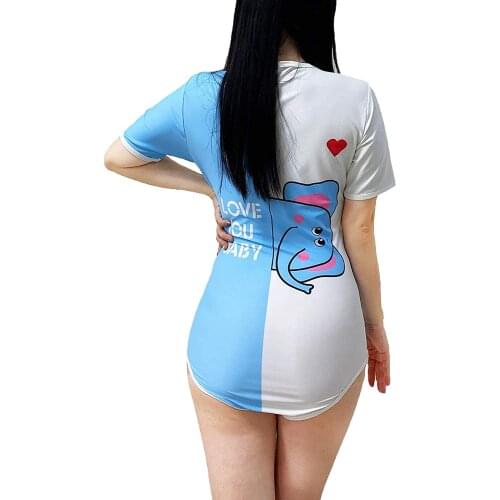Onesie women and men abdl adult baby onesie baby boy romper 5XL ddlg Bodysuit cute cartoon for girls ddlg for adult baby dom