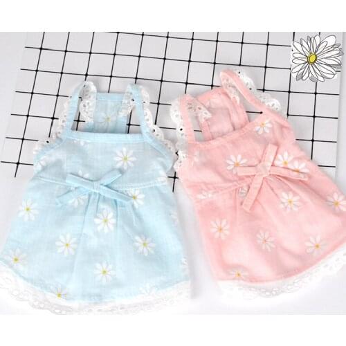 Small Dog Dress Doggie Puppy Yorkshire Terrier Cat Pomeranian Shih Tzu maltese Poodle Bichon Dog Clothes Pet Clothing Garment XS