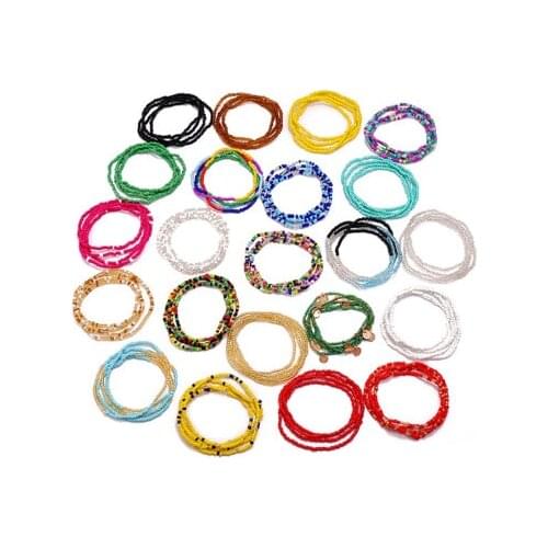 Fashion Bohemian Crystal Waist Beads Chain Creative Beads Decor Waist Jewelry Belly Chain for Women Girls Jewelry Accessories