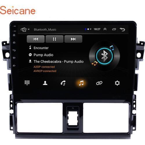 Seicane 10.1 inch Android 8.1 Car GPS Navigation Radio Multimedia Player for 2013 2014-2016 Toyota Vios support Carplay TPMS DVR