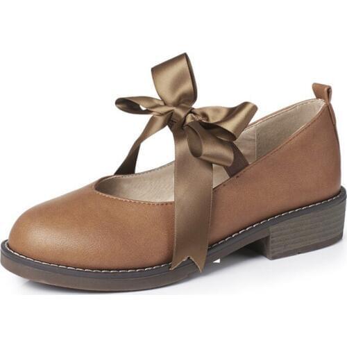 18 years of age season sweet bowknot low student leisure with party with 30 to 44 single shoe size code 18126