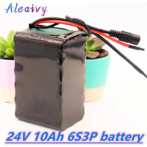 2020 New 24V 10Ah 6S3P 18650 Battery Lithium Battery 25.2v 10000mAh Electric Bicycle Moped /Electric/Li ion Battery Pack