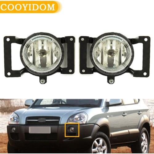Front Bumper Fog Car Lights Driving Lamp foglamps For Hyundai Tucson 2005-2012 92202-2E000 92201-2E000 Fog Light Lamp Assembly