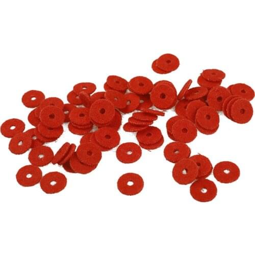 90pcs Piano Accessories Tuning Tools Wool Felt Ring Pad Woollen Washers