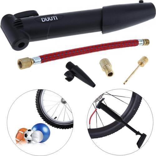 Portable Light Weight Multi-functional Bicycle Tire Air Pump Inflator with Pump Inflator Extension Tube for Bicycle Wheel / Ball