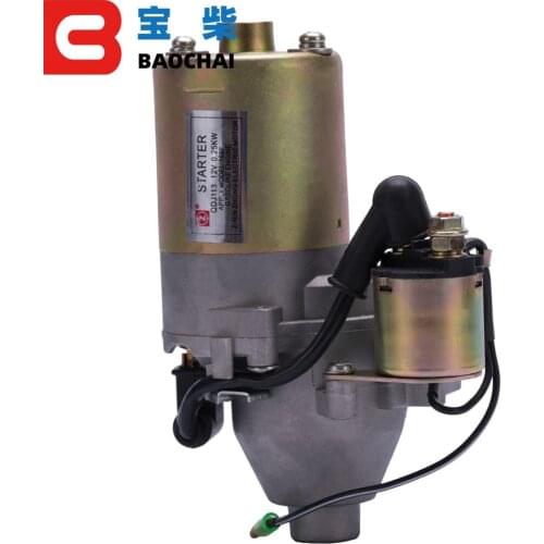 QDJ113 12V 0.25KW Gasoline Engine Electric Motor Starter apply 5.5hp 168F Diesel engine starter motor scooter kit specification