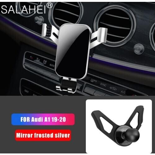 Reaction Car Mobile Phone Holder Clip Type For Audi A1 2019 2020 Air Vent No Magnetic Mount GPS Stand For iPhone X 7 Samsung S9