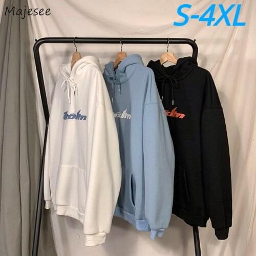 Hoodies Men Plus Size 4XL Printed Tracksuit Harajuku Front Pocket Hooded Sweatshirts Thicker Schoolboy Chic Mens All-match New