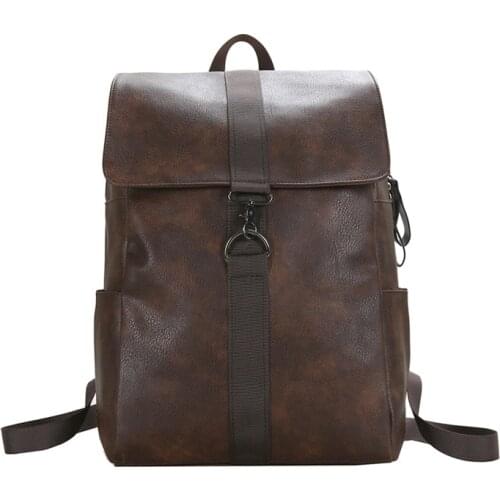 Unisex Large Capacity Backpack PU Leather Casual Fashion Travel Shoulder Bags For Teenager Girls Boys Backpacks
