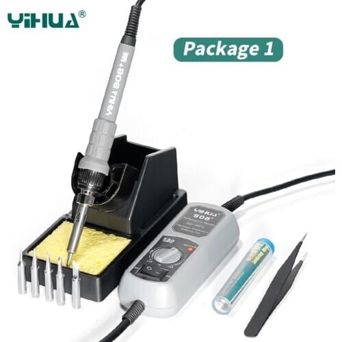 YIHUA 908+ Constant Electric Soldering Iron Large Power Adjustable Soldering Iron Kit Free shipping