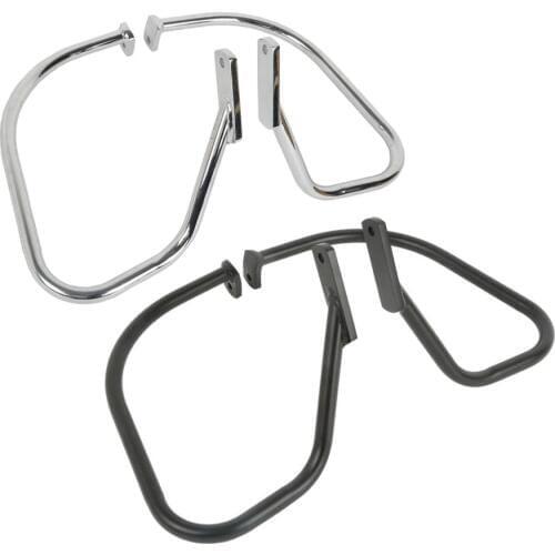 Motorcycle Rear Saddlebag Guard Crash Bar For Harley Softail Heritage Springer FLSTS 1997-1999 1998