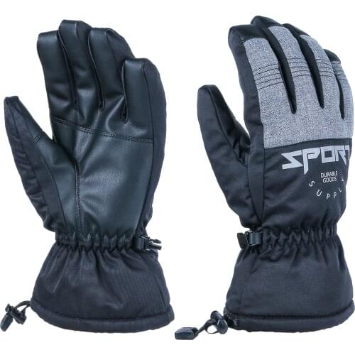 Winter Ski Snow Gloves Windproof Waterproof Warm Cozy Touchscreen Snowboard Mittens for Men Women