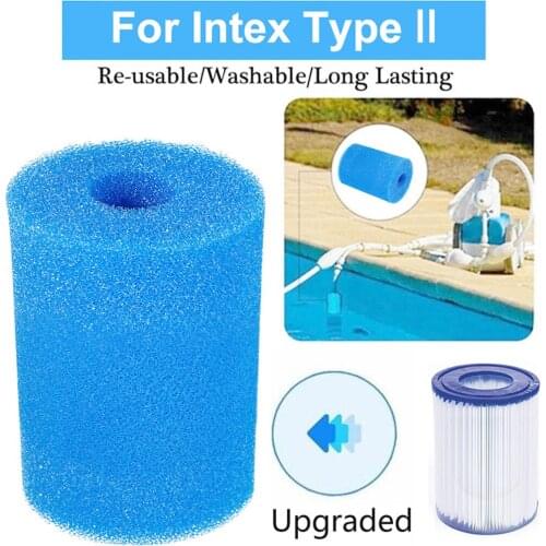 1pc Filter Sponge 13.4*5.2*10.4cm Type II Washable Reusable Swimming Pool Filter Foam Sponge BW58094 Pool Supplies