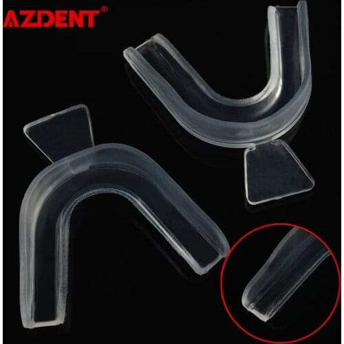 2 PCS Dental Teeth Whitening Trays Thermoforming Mouthguard Teeth Trays Tooth Whitener Tools Oral Mouth Care Hygiene