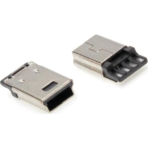 20/50/100 pieces/batch 4-pin 30V 1.5A micro mini USB connector jack USB plug terminal male connector tail