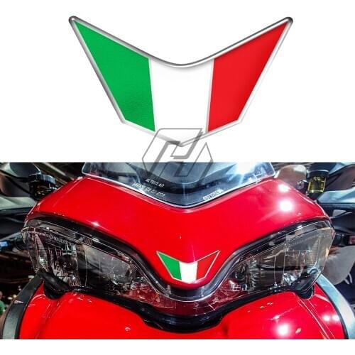 3D Motorcycle Front Fairing Tank Pad Decals Italy Sticker Case for Ducati 959 969 1199 1299 PANIGALE V4 S R SUPERSPORT
