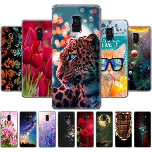 For Samsung Galaxy A8 2018 Case A530 A530F Back Cover For Samsung A8 Plus 2018 A730 A730F Phone Case Bumper Silicon Soft TPU Bag