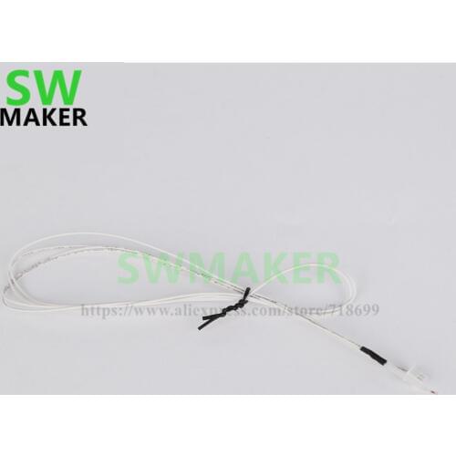 SWMAKER thermistor temperature sensor 1 meter cable DuPont head for creality cr-10 3d Printer