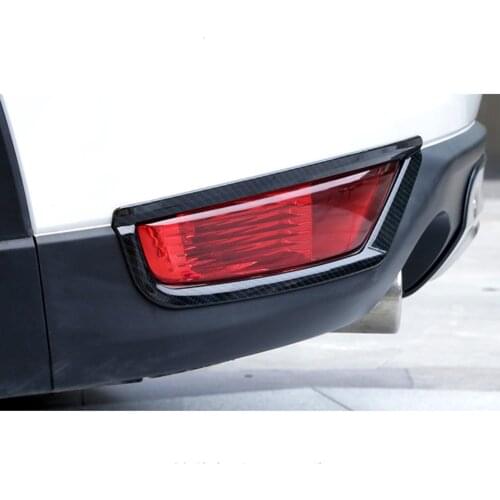 For Mazda CX-5 CX5 2017 2018 2019 2020 Chrome Rear Reflector Fog Light Lamp Cover Sticker Decoration Trim Accessories 2pcs