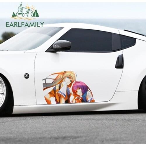 EARLFAMILY 43cm x 26.7cm For Clannad Kyou Fujibayashi Car Stickers Waterproof Fine Decal Motorcycle Car Door Protector Decor