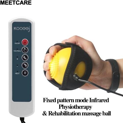 Electric Hand Massage Ball Hot Compress Stroke Hemiplegia Finger passive training improve finger cramps and finger flexibility