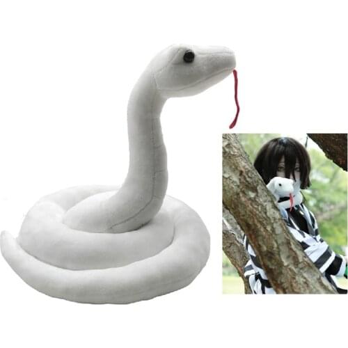 Iguro Obanai Snake Plush Toys Demon Slayer Dolls kimetsu no yaiba Plush Doll White Snake Cosplay Prop
