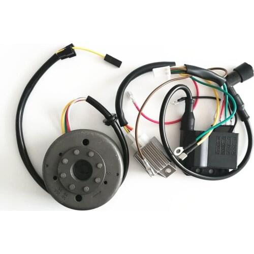 Ignition Coil + CDI + Voltage Regulator Rectifier Contactless ignition alternator 6v 85w for KOKUSAN Kreidler Zundapp 12