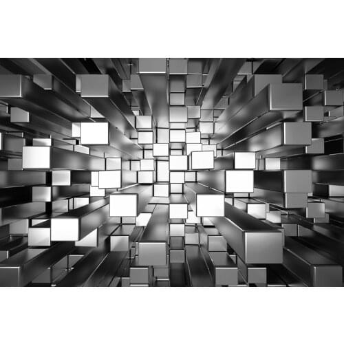 Laeacco Photo Backgrounds Unique 3D Metal Square Brick Pillars Portrait Pattern Photography Backdrops Photocall Photo Studio