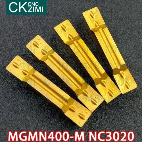 MGMN400-M NC3020 MGMN 400 M NC3020 4mm Carbide Inserts Cutting Inserts Tools Grooving CNC Lathe grooving Turning Tools For steel
