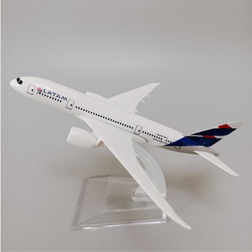 16cm Alloy Metal LAN Air LATAM B787 Airlines Airplane Model LATAM Boeing 787 Airways Plane Model Stand Aircraft Kids Gifts