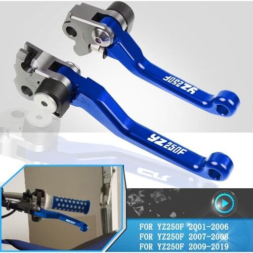 Motorcycle Accessories CNC Aluminum Brake Clutch Levers Handle For Yamaha YZ250F YZ250 F YZ 250F 2001-2019 2018 2017 2016 2015