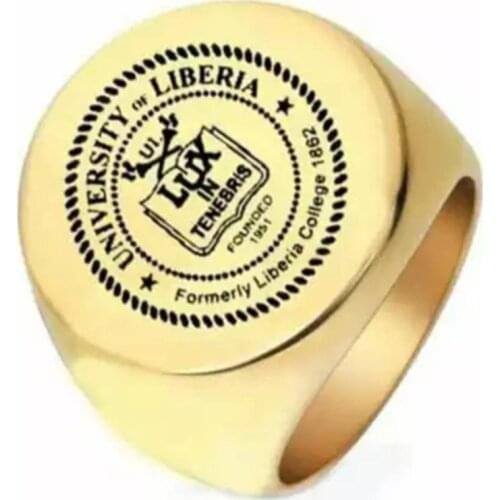 Engraved Name Ring Date Year Ring for Men A-Z Old English Letter Nameplate Signet Rings Cooper Jelwery