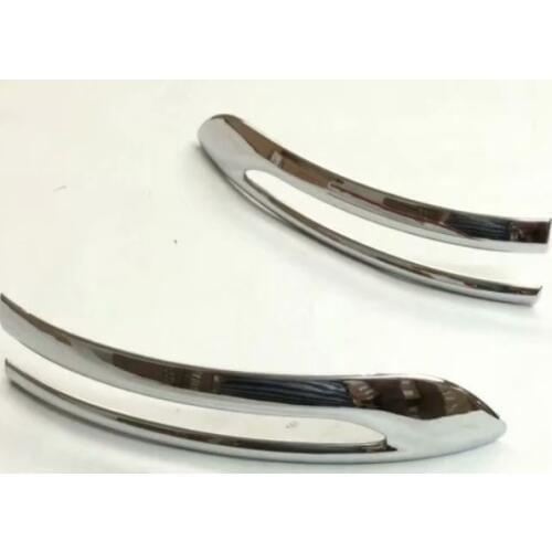 For Nissan Leaf 2017 2018 2019 ABS Chrome Side Door Turn Light Mirror Cover Rear View Trim Cap Overlay Molding Styling