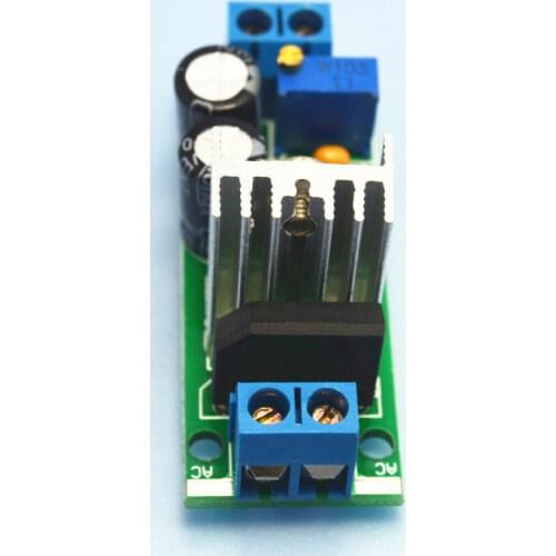 LM317 Step Down Module AC/DC To DC Converter Adjustable Voltage Regulator Power Supply Module Max 1.5A