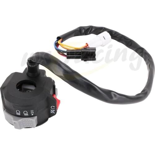 Motorcycle Engine Start Light Choke Left Handlebar Switch Assembly Control For YAMAHA RAPTOR KODIAK 450 700 700R YFZ450R YFZ450X