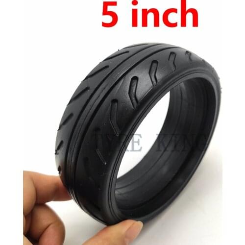 5 inch Solid tyre 5" tubeless tire Diameter 122mm Fast wheel F0,jackhot,Nes carbon fiber scooter tyre