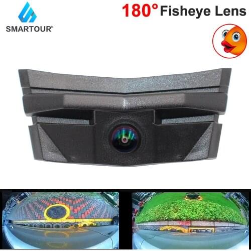 180 Degree Fisheye Ccd Car Front View Camera For Toyota Alpha 2018 2019 2020 HD Front Grille Camera CVBS Wide Angle Night Vision