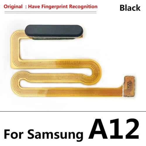 20Pcs/Lot, Fingerprint Sensor Home Return Key Menu Button Flex Ribbon Cable For Samsung Galaxy A12 A125 A125F