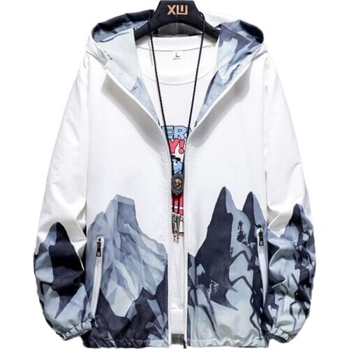 2020 Autumn Causal Basic Jacket Women Windbreaker Coat Print Funny Starry Sky Zipper Lightweight Women Hooded Coat veste femmen