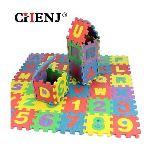 36pcs Baby Kids Mathematics Teaching Resources Alphanumeric Educational Puzzle Blocks Infant Child Toys Gift School Educational