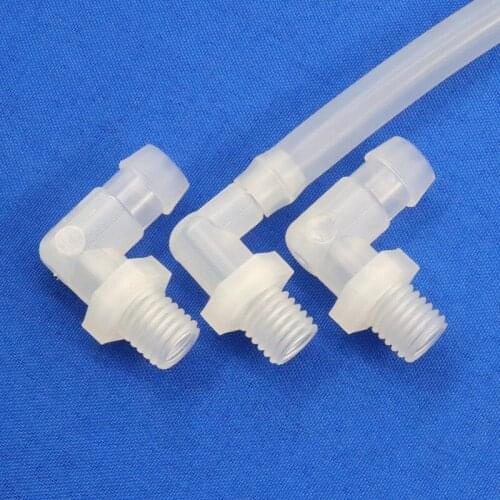5~100pcs M12 PP Plastic Male Thread Pipe Fittings Irrigation Adapter Pagoda Elbow Connectors Aquarium Fish Tank Hose Joints