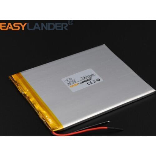 387895 3.7V 3900mAh Polymer Li-ion Battery For Bluetooth Notebook Tablet PC PDA E-Book Power Bank Portable DVD GPS
